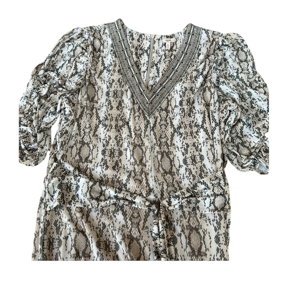 REBA jumpsuit in reptile print fabric,medium